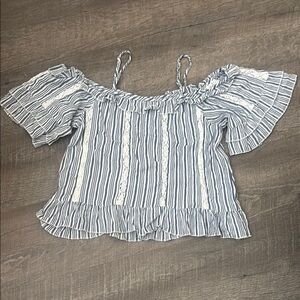 Striped Off-Shoulder Top